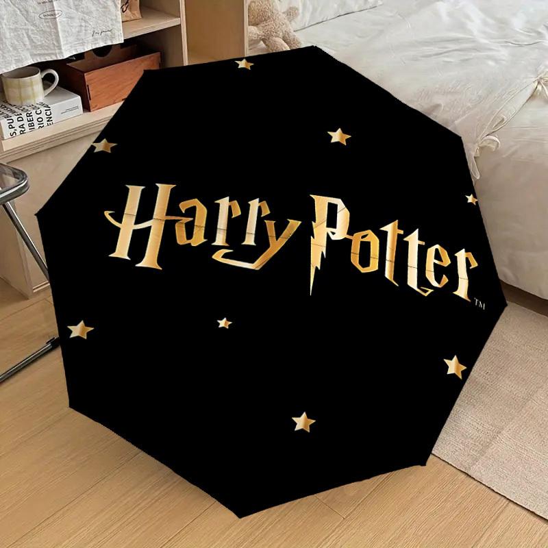 1PC Harry Potter Umbrella-8-Rib Reinforced, Automatic Open, Lightweight & Durable, Cute Fashion Accessory for Outdoor, D2671