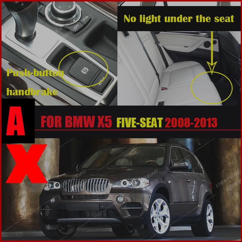 Автомобильные коврики для BMW X5 E70 Five Seats 2008 2009 2010 2011 2012 2013 Подушечки для ног Автомобильный коврик Интерьер