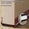 Bas de porte isolant 100 cm - joint PVC marron anti-bruit, thermique et anti-froid