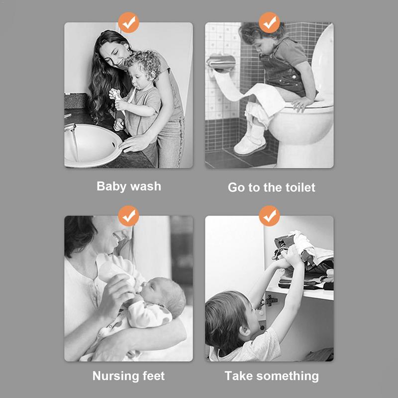 Табуреты для унитаза с приседаниями, нескользящий табурет-стремянка для ванной комнаты, эргономичные и устойчивые табуреты для унитаза, прочный детский табурет-горшок