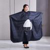 Adjustable Buckle Straps Transparent Window Visible Apron Hairdressing Gown Cape  Home Use