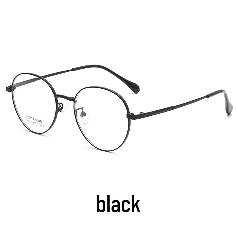 Baishifen Легкая Немагнитная Титановая Ретро Круглая Оправа для Очков для Маленьких Лиц (1010-й)
