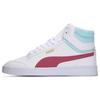 Shuffle Mid White Dusty Orchid Unisex Sneakers Light-Aqua Team-Gold 380748-11
