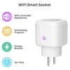 ЕС Smart Wifi энергия счетчик мощности вилка с монитором мощности умный дом Wifi беспроводная розетка работает ваттметр