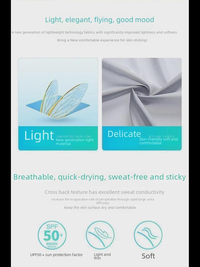 Men's Summer Ice Silk Sun Protection Hooded Windbreaker for Fishing & Beach.