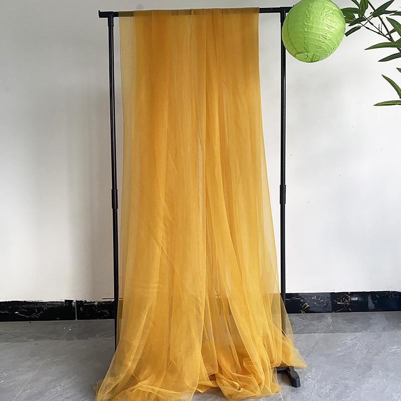 Светло-розовая марлевая занавеска с цветами сакуры с розовым нефритом и акцентами цвета розовой фасолевой пасты - швейцарская противомоскитная сетка для потолка салона красоты.