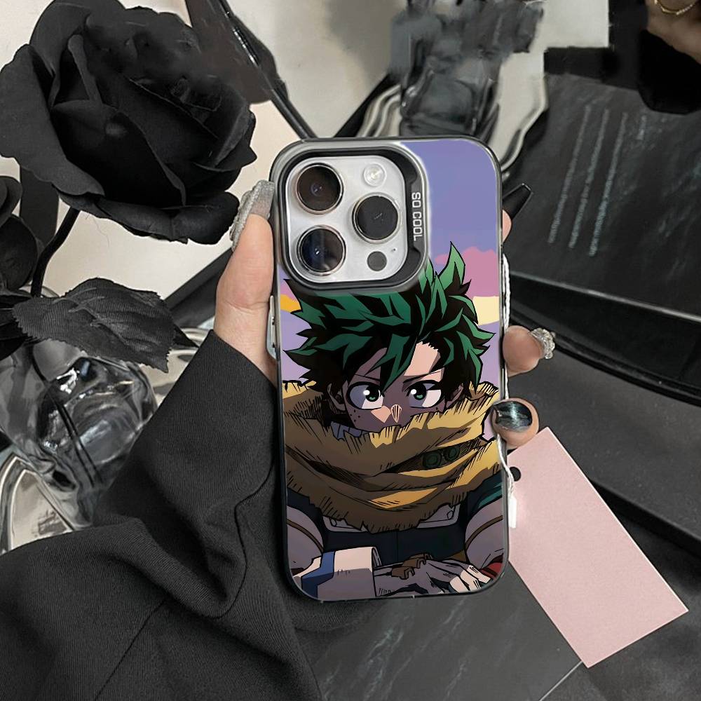Чехол для телефона Katsuki Bakugo R-Hero Academia Для iPhone 17,16,15,14,13,12,Pro MAX Черный Матовый Ударопрочный Чехол