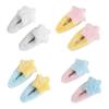 Minimalist Style Plush BB Hairpins Ornament Sweet Fluffy Barrettes Plush Star Hair Clip Girls