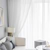 1PC NAPEARL Modern Simple Elegant Tulle Curtain Solid Color Sheer Curtain Living Room Tulle Window Curtains