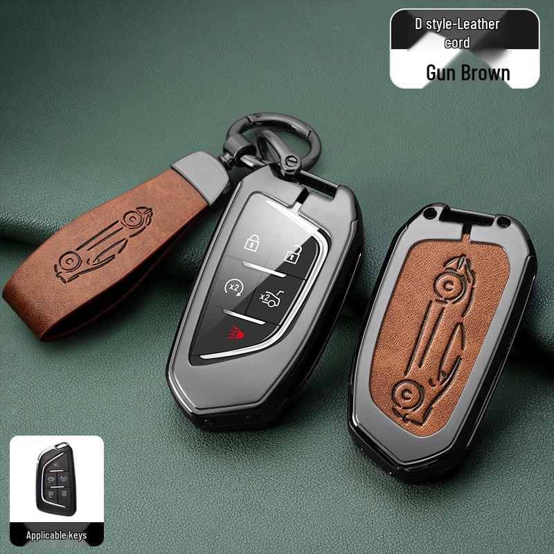 Премиальный металлический чехол для ключа Cadillac XT5, CT5, XT4, XT6, CT6, XTS, ATSL, CT4