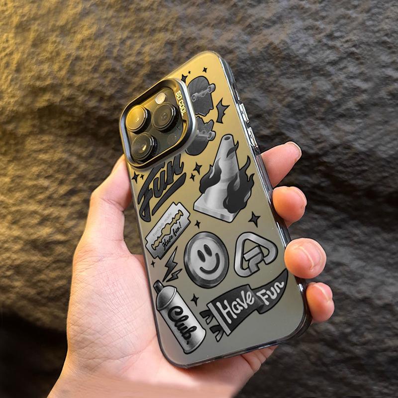 Luxury Newspaper Graffiti Phone Case For  Redmi Note 13 12 Turbo 11 Pro Plus 10 Pro Max 12S 11S Redmi 12 4G 13C Cover