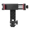 KY18 DSLR Camera Phone Holder Live Streaming Photography Cold Shoe Mount Rotating Cellphone Clamp