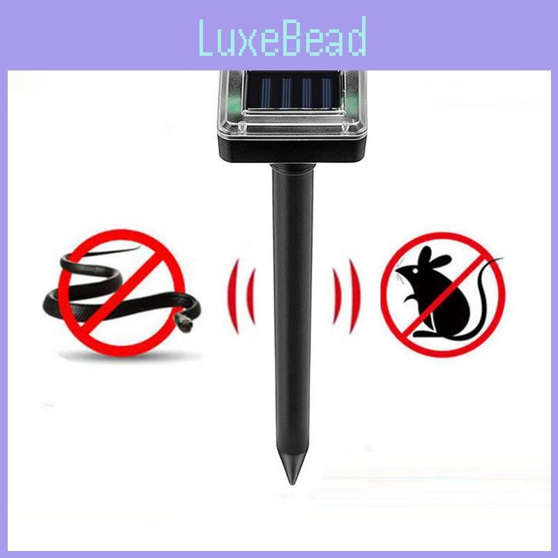 Solar Square Powered Ultrasonic Snake Rodent Repellent Electronic Pest Tool