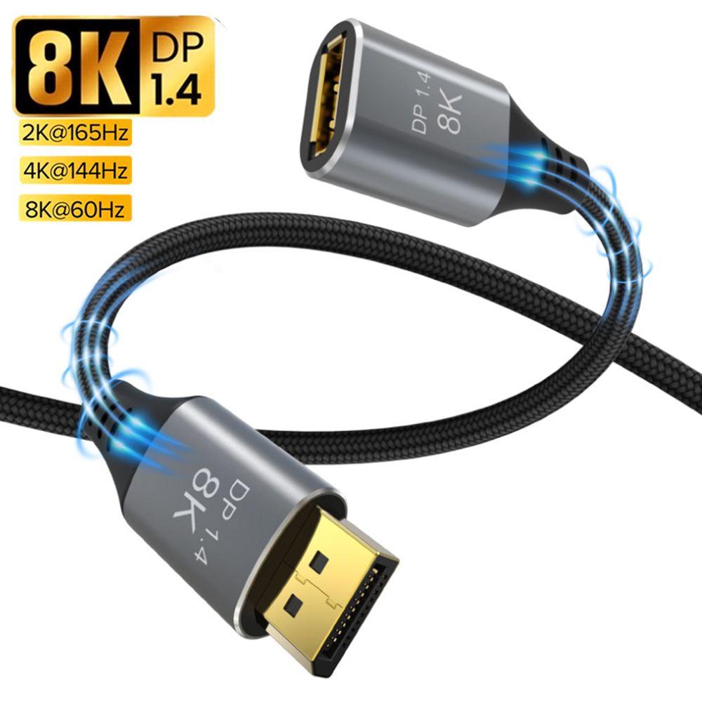 Ноутбук между мужчинами и женщинами, удлинительная линия HDTV, кабель DP, DisplayPort 1,4, 8K, 60 Гц