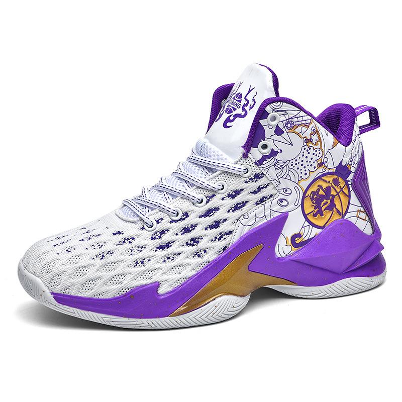 Мужские трендовые баскетбольные кроссовки на воздушной подушке с амортизацией и высококачественная спортивная обувь для бега