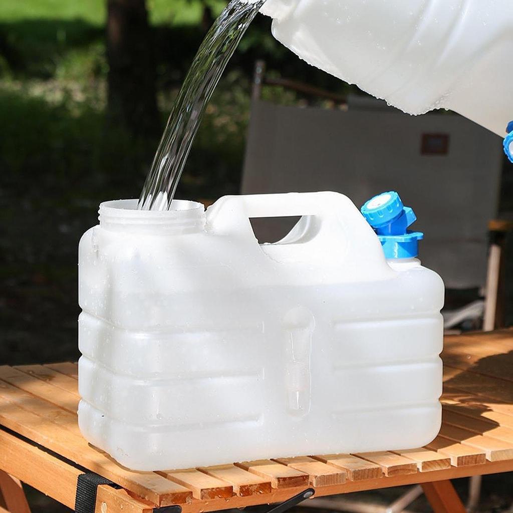 Кемпинговый контейнер для воды бочка с краном пищевой без протечек ручка бак для хранения