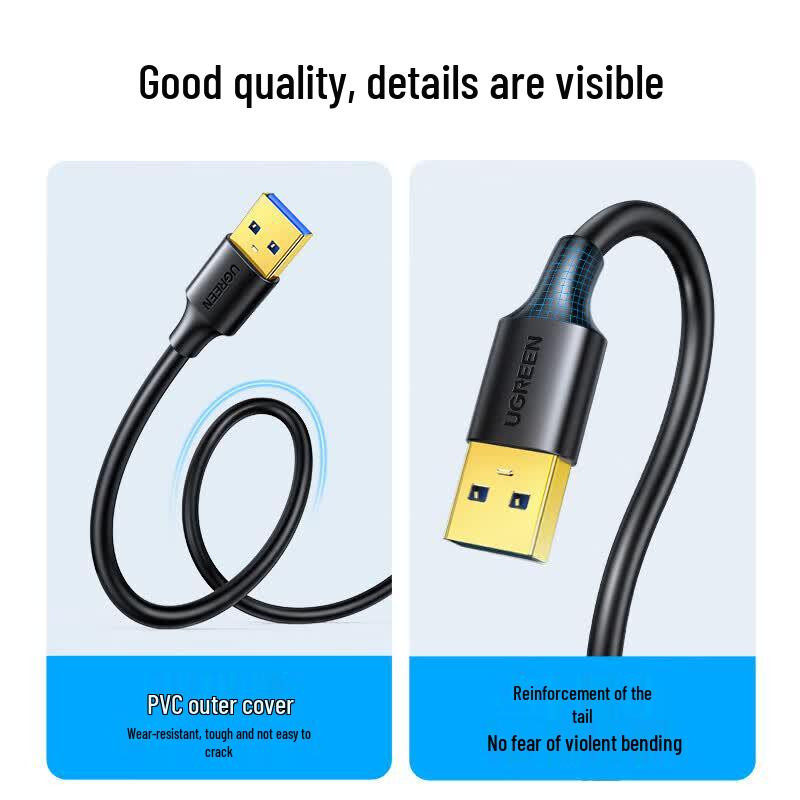 Ugreen USB 3.0 Удлинительный кабель, папа-мама