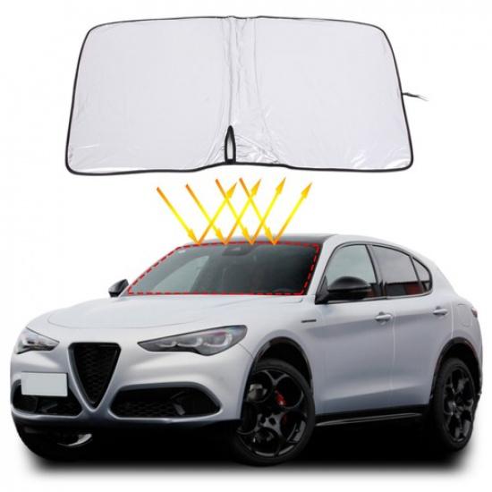 Автомобильная солнцезащитная шторка на лобовое стекло для Alfa Romeo Stelvio 17+