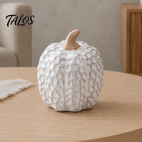 Уникальные подарки на новоселье осенью Керамическая тыква - centerpiece для стола, Реалистичная поддельная фигурка, реквизит для Хэллоуина в помещении, для осеннего урожая