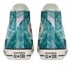 Converse Chuck Taylor All Star Hi Повседневные красочные высокие кеды из парусины Унисекс Белые и зеленые