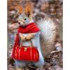 Полный 5D Diy Алмазная картина Забавная белка Вышивка Крестом Главная Декор Ручной подарок