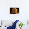 Vastu kalpavriksha Golden Money Tree Photo Frame, Gold Slim, Sparkle Coated Laminations,