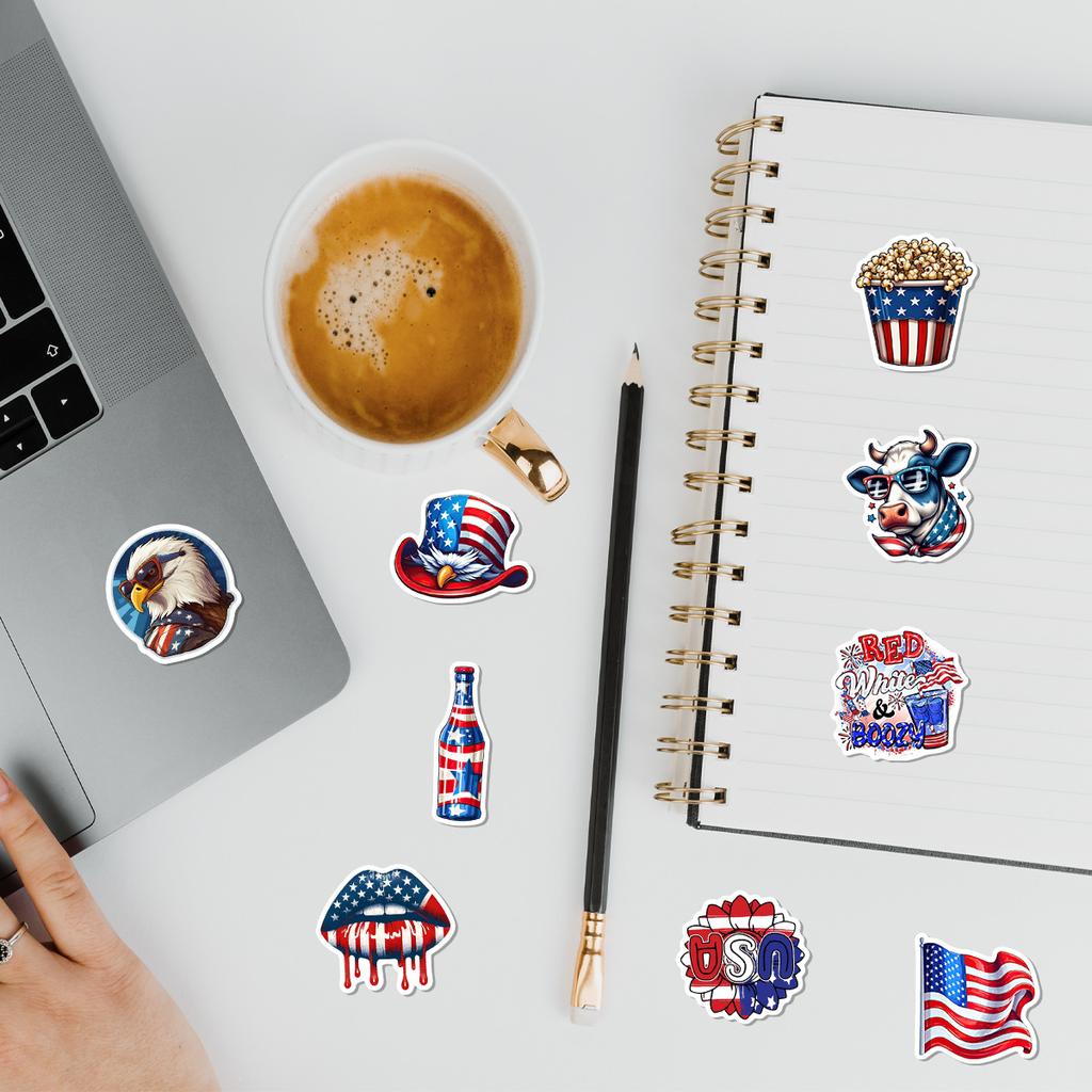 50 Nordic African Independence Day Graffiti Stickers Creative Welfare Day Stickers Water Cup Mobile Phone Waterproof Decorative Stickers