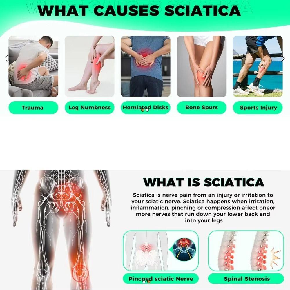 Compression Sciatica Relief Devices Dual Pressure Pads Knee Pads Sports Protective Gear