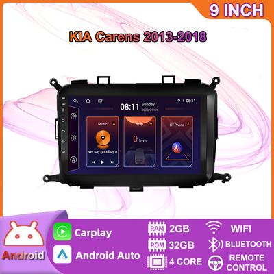 9-дюймовый беспроводной автомобильный радиоприемник на базе Android Carplay для KIA Carens 2013-2018, мультимедийный видеоплеер, GPS-навигация, WIFI, 2 + 32 ГБ