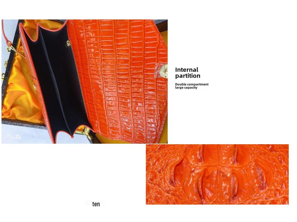 Женские сумки из натуральной кожи с крокодиловым узором - высококачественные фактурные сумки-мессенджеры