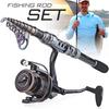 Удочка и катушка со спиннинговой катушкой Наборы для морской и пресноводной воды для катания на лодке Морская рыбалка