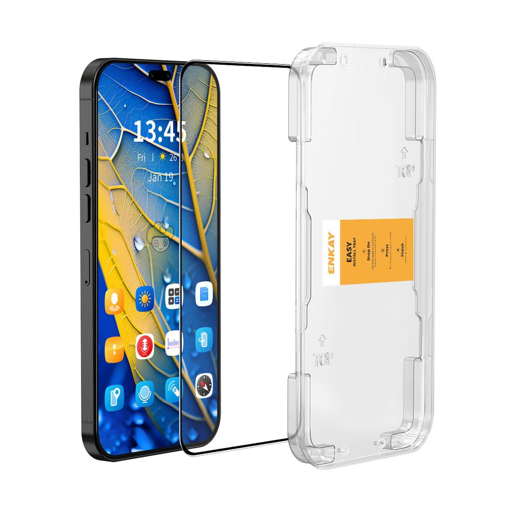 For Honor X60i 5G HD Clear Film ENKAY HAT PRINCE Tempered Glass Screen Protector with Installation Tool