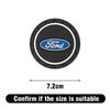 1/2pcs Car Anti-Slip Water Cup Pad Bottle Holder Mat Coaster For Ford Fiesta Ranger Fusion Escape Kuga Focus 3 Mustang Accessory