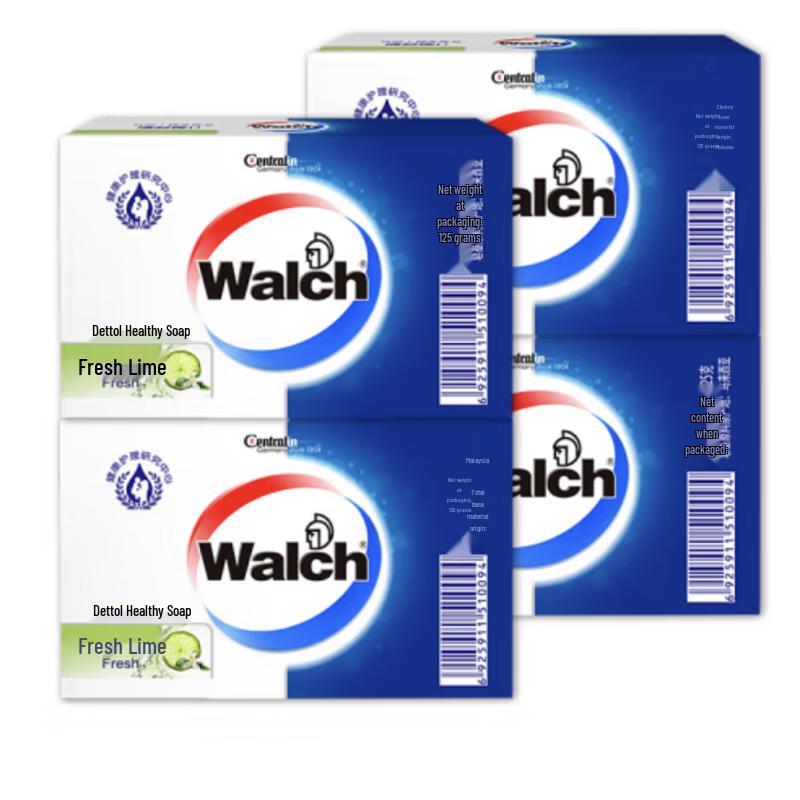 Walch Fresh Lime Healthy Soap 4-Pack