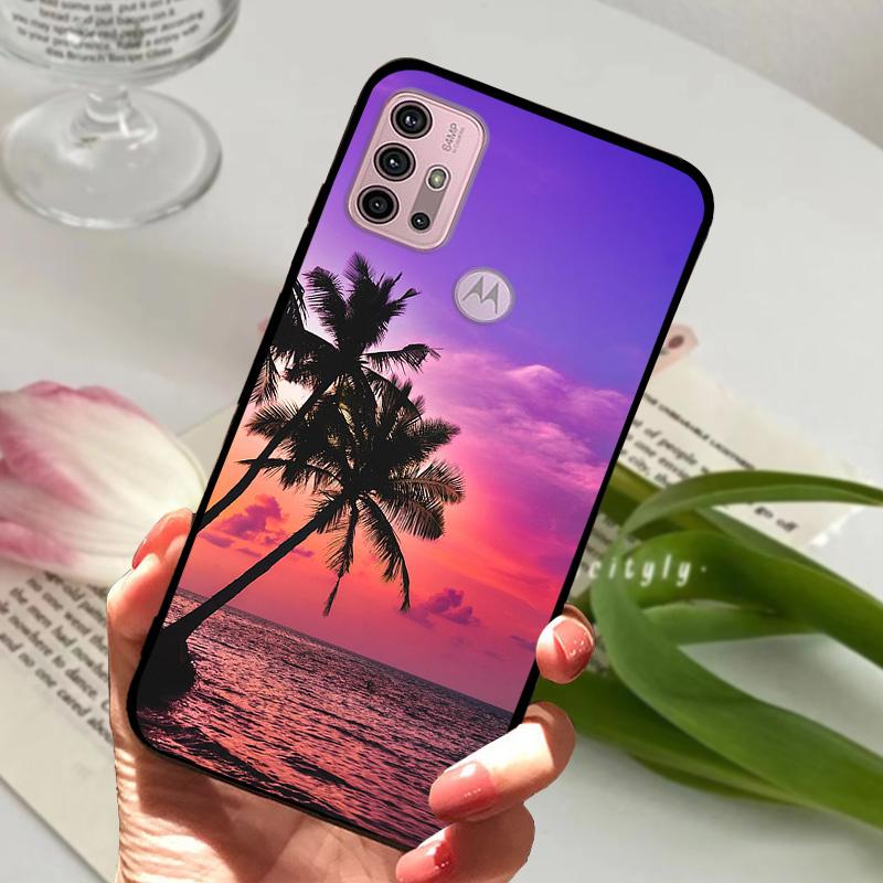 Чехол для Moto G10 Мягкие силиконовые чехлы из ТПУ для Motorola G13 G23 Защитная крышка для Moto G100 Ударопрочный бампер Fundas