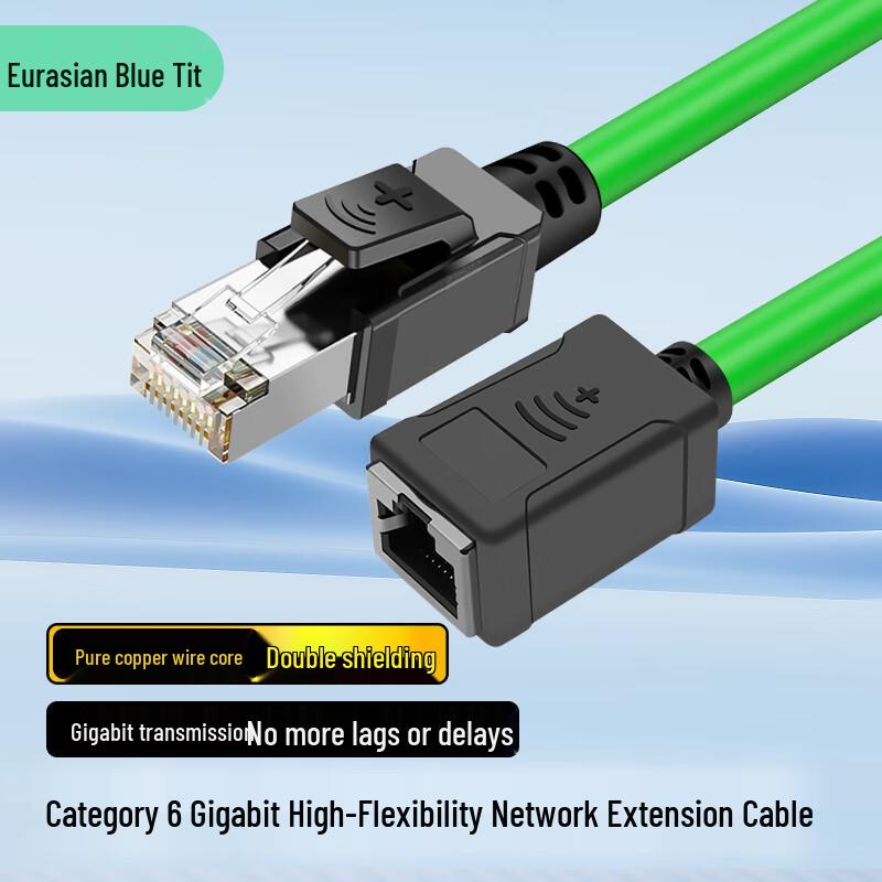 Industrial Grade RJ45 Cat 6A Double Shielded Ethernet Extension Cable