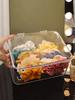 1pc/2pcs Jewelry Storage Box, Flip-Top Transparent Dust-Proof Box Suitable For Hair Clips, Headbands, Elastic Bands Desktop