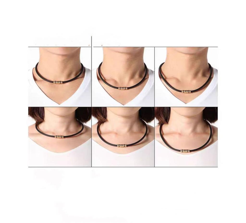 FUANNA Магнитное Мощное и Популярное Модное Дизайнерское Магнитное Ожерелье на Все Сезоны Черное Ожерелье, Аксессуар, Подарок, Мода, Спорт, Бизнес,