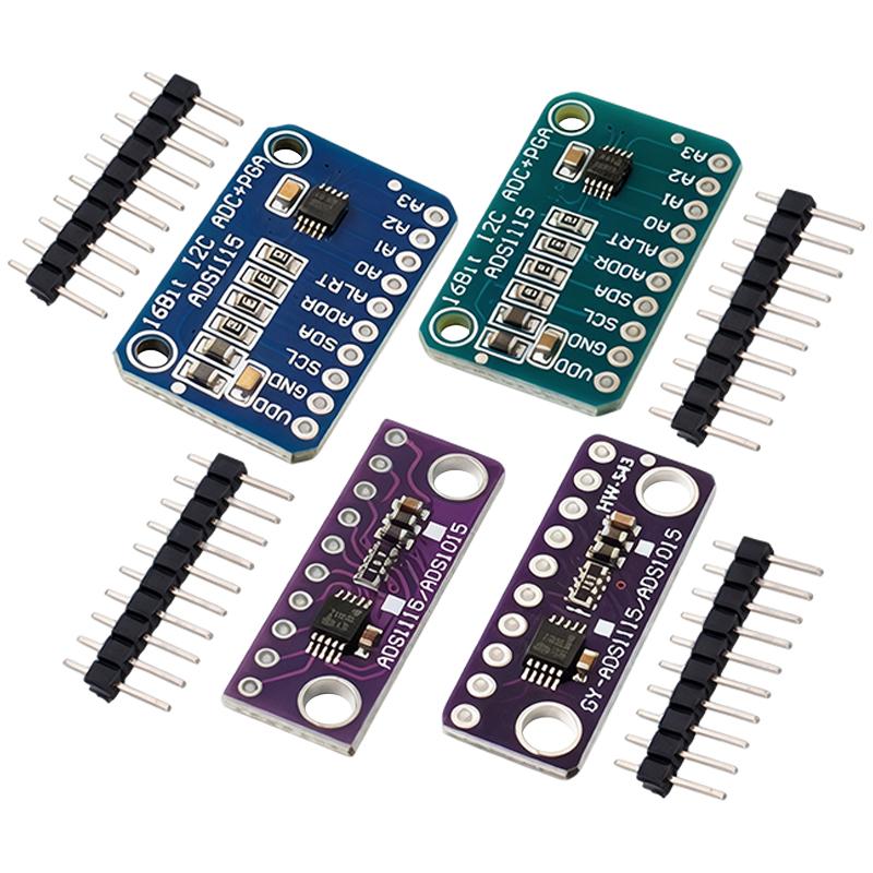 ADS1111 ADS1111 Модуль АЦП 16-бит 11-бит 1-канальный I2C Аналого-цифровой преобразователь PGA с регулируемым усилением Плата датчика для Arduino