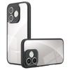 Honor 600 Lite Fusion Hybrid Case, Transparent with Black Frame