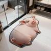 3D Милый Кот Форма Диатомитовая Ванная Коврик Супер Впитывающий Нескользящий Быстросохнущий Коврик для Ванной Для Любителя Кошек Домашний Декор Подарок