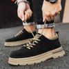 Autumn and Winter New Casual Martin Boots Thick-soled Wear-resistant Men's Shoes Men's Retro Low-top Tooling Shoes