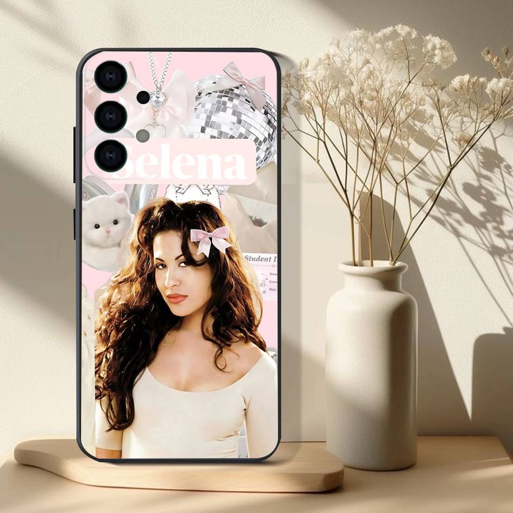 Чехол для телефона S-Selena Quintanilla для Samsung S25, S24, S21, S22, S23, S30, Ultra, S20, Plus, Fe, Lite, Note, 10, 9, 5G Черный чехол
