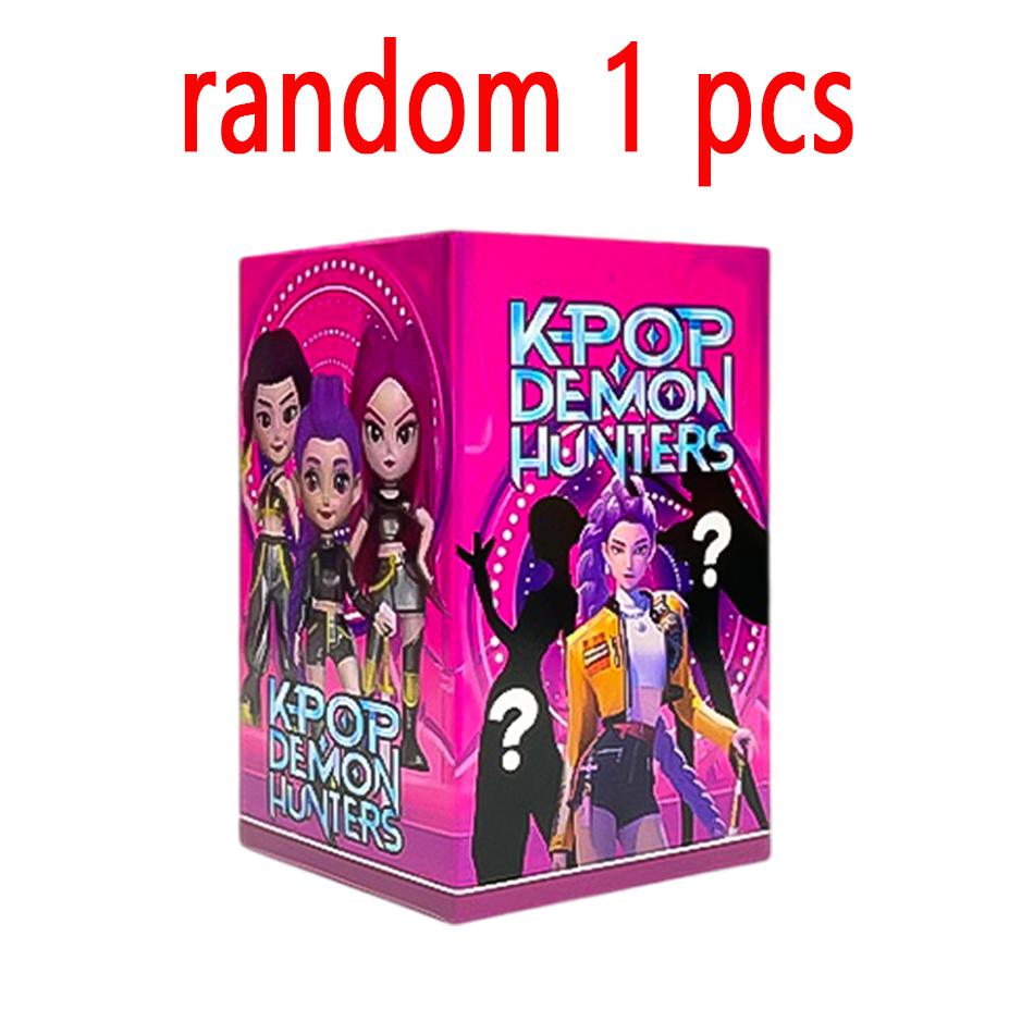 Аниме K-pop Охотник на демонов Разобрать Веселье Слепой пакет Маленькая статуэтка Периферийная модель Настольный Слепой бокс украшение подарок