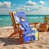 1pc Blue Lock U Japan Match Cartoon Quick Dry Microfiber Bath Towel for Swimming Surfing Camping Unisex Holiday. SJT720113