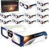 Solar Eclipse Glasses AAS Approved 2024, 6 Pack Solar Eclipse Glasses for Direct Sun Viewing-ISO 12312-2:2015(E) & CE Certified