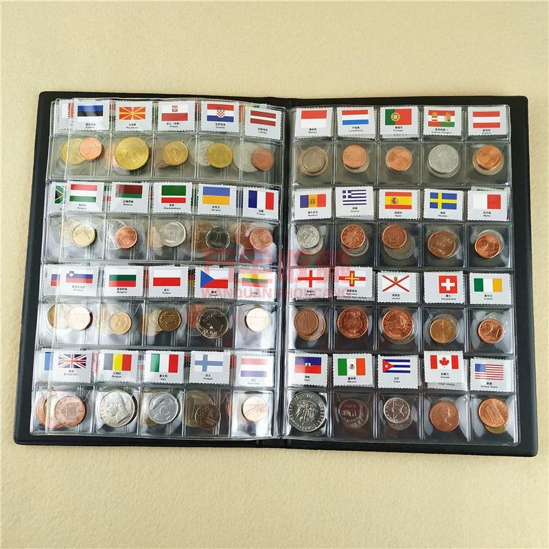 Монеты из 120 стран мира, каталоги монет из 120 стран и регионов, иностранные монеты, иностранная валюта с национальными флагами