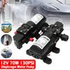 Electric Water Pump Black Micro High Pressure Diaphragm Water Sprayer Car Wash 12 V Adapter Agricultural DC12V 72W 120PSI 5L/MIN