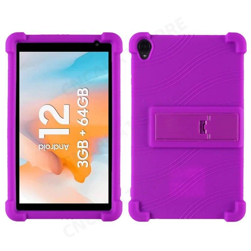 4 Cornors Thicken Silicon Cover with Kickstand For Blackview Tab 5 Case Tab5 8" Tablet PC Shockproof Funda Kids Safety
