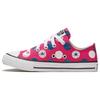 Низкие кеды Chuck Taylor All Star для детей из парусины, сине-розовые в горошек, детские кроссовки 667598C